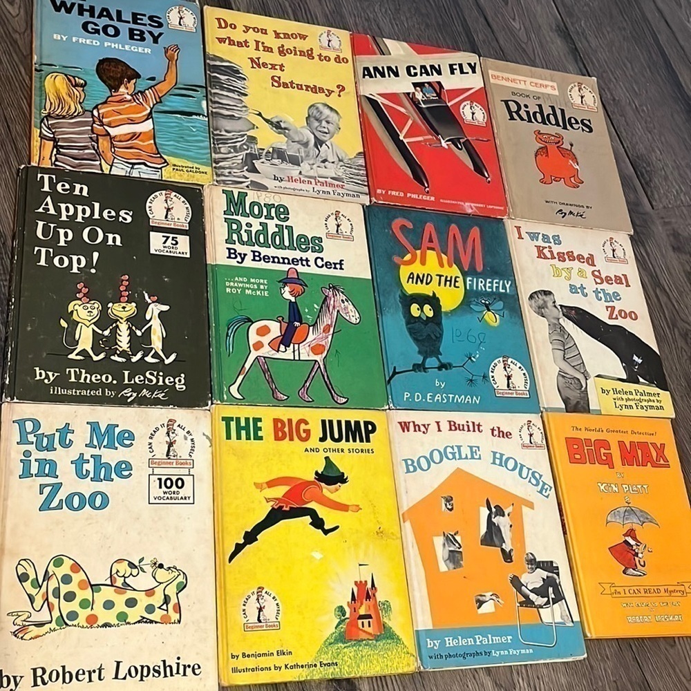 Vintage lot of 12 I Can Read by Myself books
